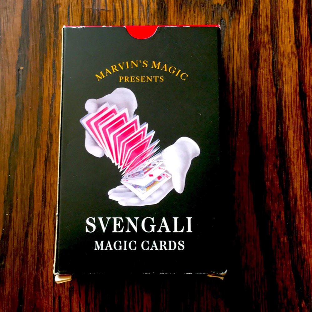 Marvin's Magic Trick Magician SVENGALI Cards New